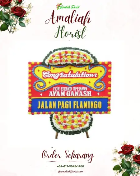 Sewa Papan Bunga Babah Rot